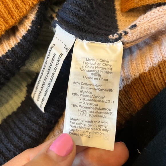 Madewell Multicolor Striped Crew Neck Sweater - Picture 10 of 10